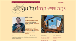 Desktop Screenshot of guitarimpressions.com.au