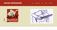 Desktop Screenshot of guitarimpressions.com
